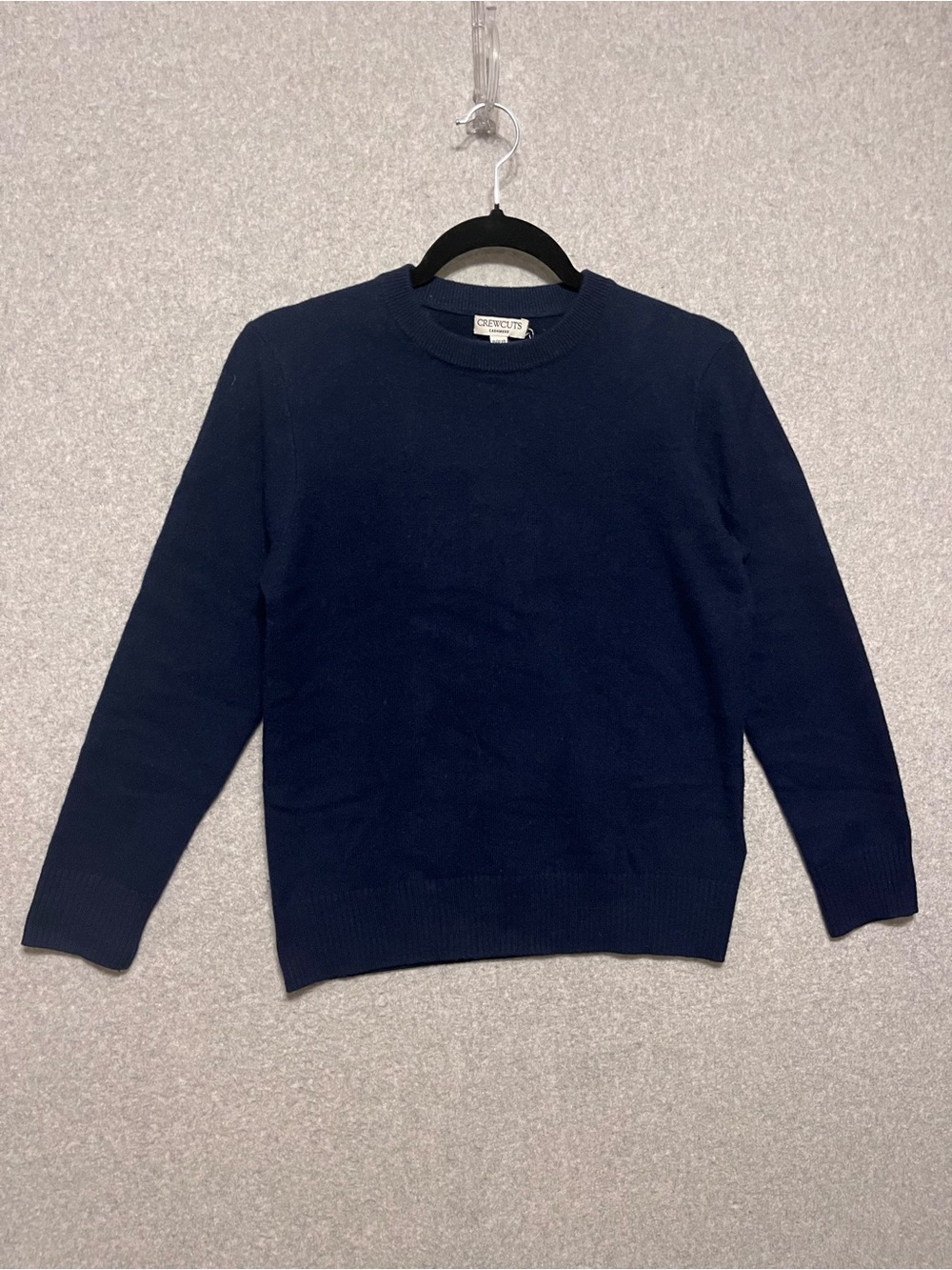 Crewcuts Boys Navy Cashmere Sweater Size XL